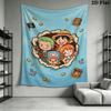 One Piece Wall Tapestry Aesthetic Wall Hanging Printed Fabric Blanket Decorative Tapestries for Bedroom Living Room Home Decor