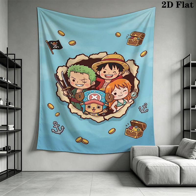 One Piece Wall Tapestry Aesthetic Wall Hanging Printed Fabric Blanket Decorative Tapestries for Bedroom Living Room Home Decor