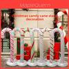 Christmas Inflatable Candy Cane Outdoor Holiday Decoration With Pvc Material For Festival Scene