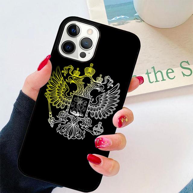 Autumu Armenia Russia Flag Coat of Arms Phone Case Cover for iPhone 17 Air 16 16e 15 12 11 13 14 Pro Max Apple Plus