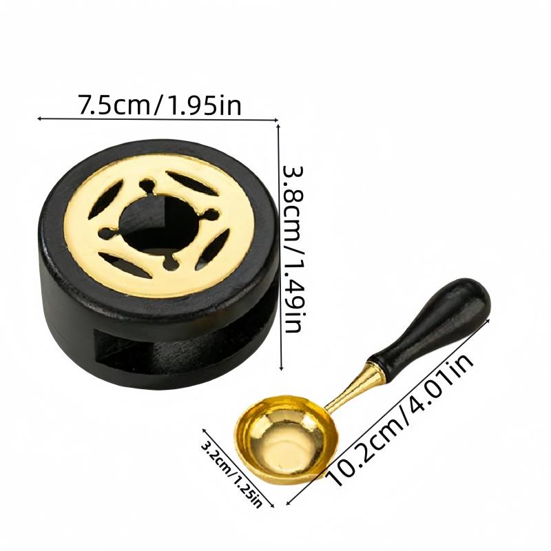 1 Set, Back To School Lacquer Melting Pot, Spoon Wax Melting Tool, Macaron Colored Lacquer Set, Spoon Accessory Tool