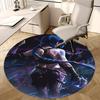 Gafe (Liga de Leyendas) Alfombra redonda para silla/oficina, lavable a máquina, antideslizante, ideal para salas de estar y dormitorios.