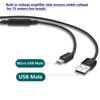Strong USB To Micro USB Charging Cord for CCTV Camera Power Supply Cable Sturdy and Easy To Use Only for Charging