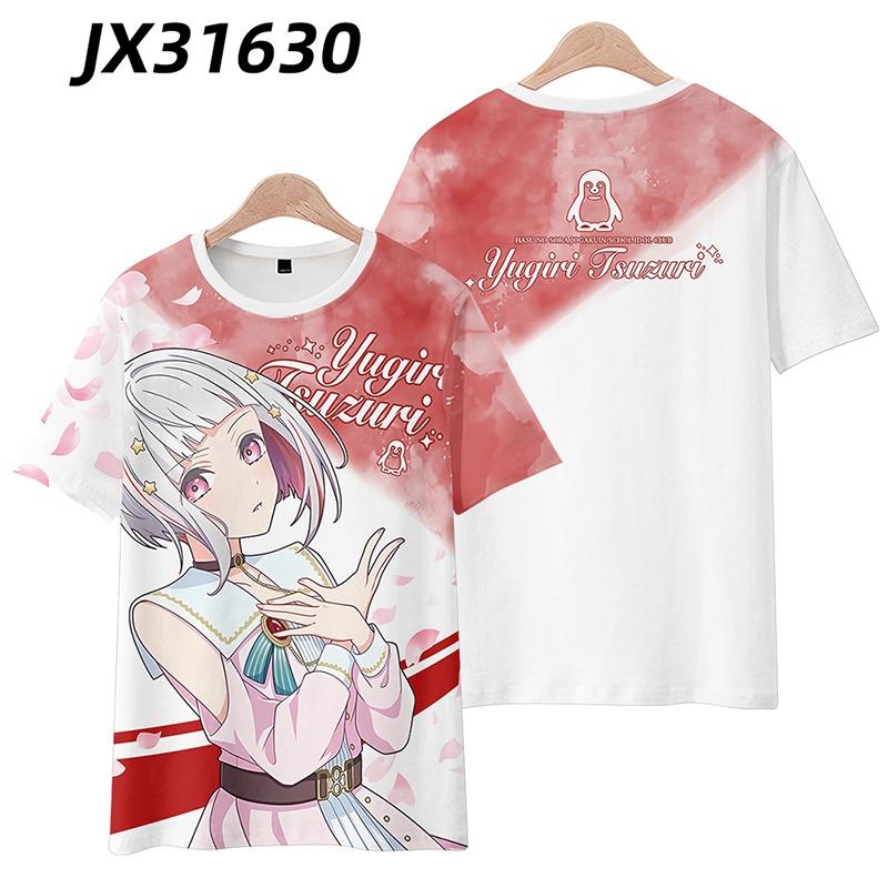 2026 Hatsune miku animation peripheral short-sleeved Children t-shirts kawaii dimensional student clothes T-shirt
