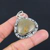 Daughters Day Deal Septarian Stone 925 Sterling Silver Trendy Art Deco Pendant