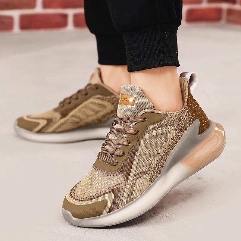 Fashion Outdoor Men's Sneakers Breathable Mesh Summer Sports Shoes 2025 Fashion Casual Sneakers Running Shoes New Men's Summer Sneakers
