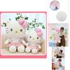 Cute Kt Cat Plush Toy Soft Stuffed Animal Doll Wholesale Gift For Birthdays
