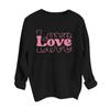 Damen Sweatshirt Lässig Langarm Atmosphäre Top Locker Beliebt Rundhals Pullover Sweatshirt Top