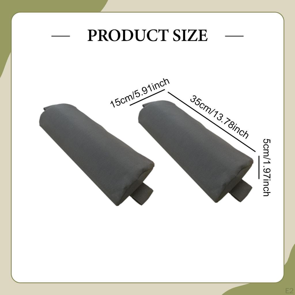 2 Pieces Head Pillows Headrest Replacement Comfortable Portable ,Multiuse Neck Cushions