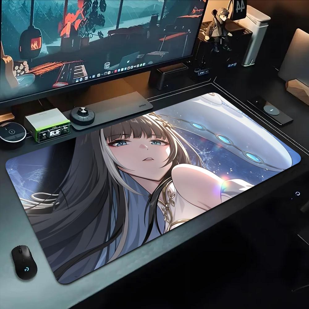 Baizhi Wuwa Mouse Pad 500X1000 Mm Large Gaming Mousepad Gamer XL Rubber Otaku Keyboard Pad Laptop Desk Mat