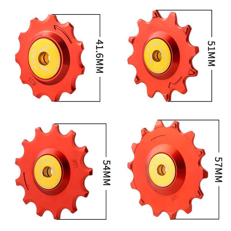 Poulie de Dérailleur Arrière de Vélo 11T 12T 13T 14T Roue de Guidage 7 8 9 10 11 12 Vitesses Chaîne Poulie Céramique
