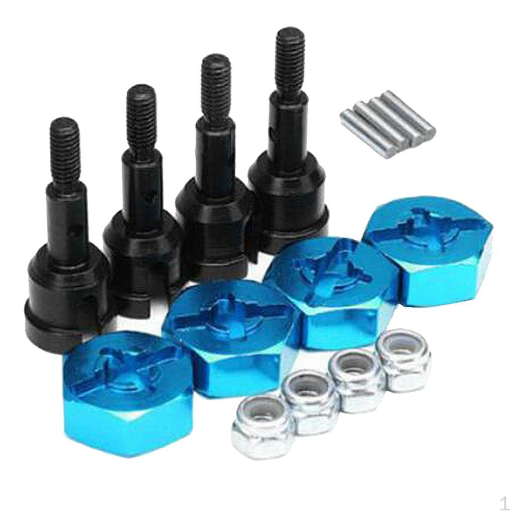 

A969/A969B A979 1/18 RC Car Upgrade Axle Set Запасні аксесуари black+blue