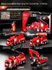Beiges Alloy Excavator Set: Engineering Vehicle Model Toy with Bulldozer for Boys, Kids' Birthday Gift