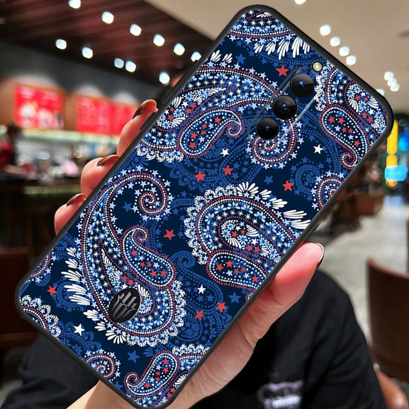 Paisley Pattern Case For ZTE Nubia Red Magic 11 10 8 9 8S 9S 10S Pro Plus 10 Air 5G 6R 6 7 6S 7S Pro Cover