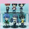 Unique 6 Styles Q Version Hypnotic Microphone Anime Figurine Capsule Toy For Display