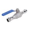 Press Ball Valve 1 2 Inch DN15 304 Stainless Steel Dual Press Connection Ball Valve for Industrial Use