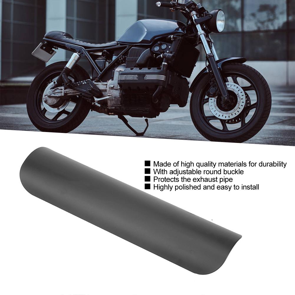 Exhaust Pipe Heat Shield Plate for Universal Motorcycle 2.0 2.76in