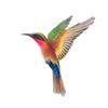 LYKX Beautiful Hummingbird Hand Painted Bird Sticker for Home Decoration Toilet Sticker
