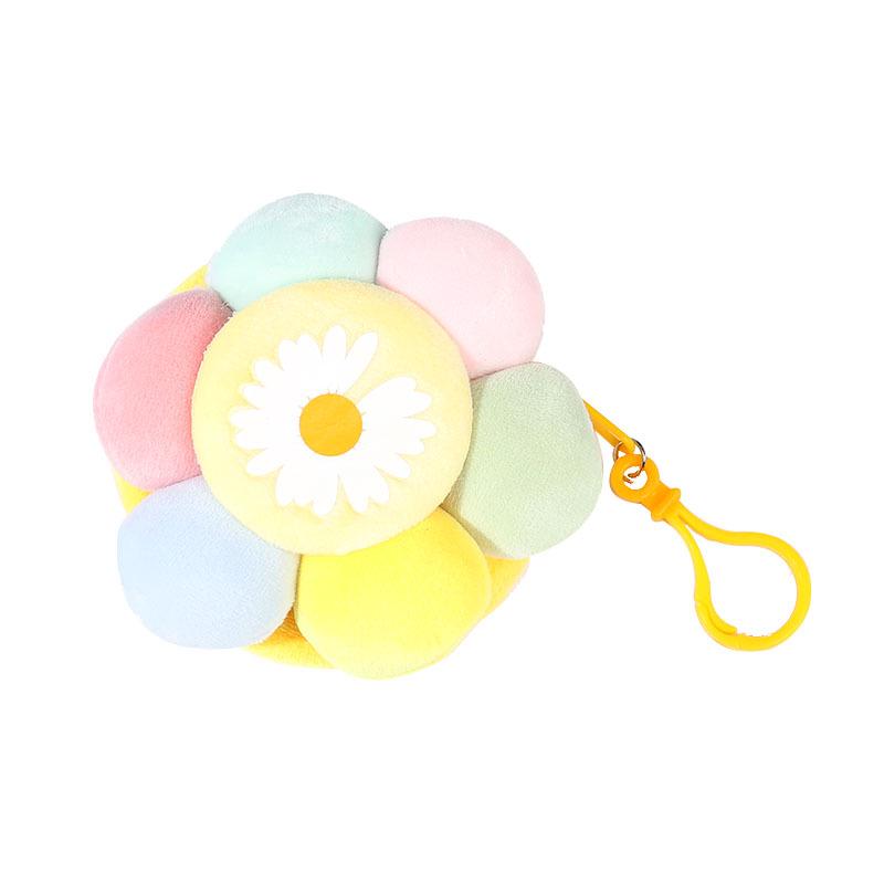 Colorful Daisy Coin and Earphone Pouch Keyholder Gift