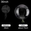 10pcs 8/10/12/16/18/20/24/inch Transparent Bobo Balloon Clear Bubble Balloon For Wedding Birthday Party Decoration Helium Ballon