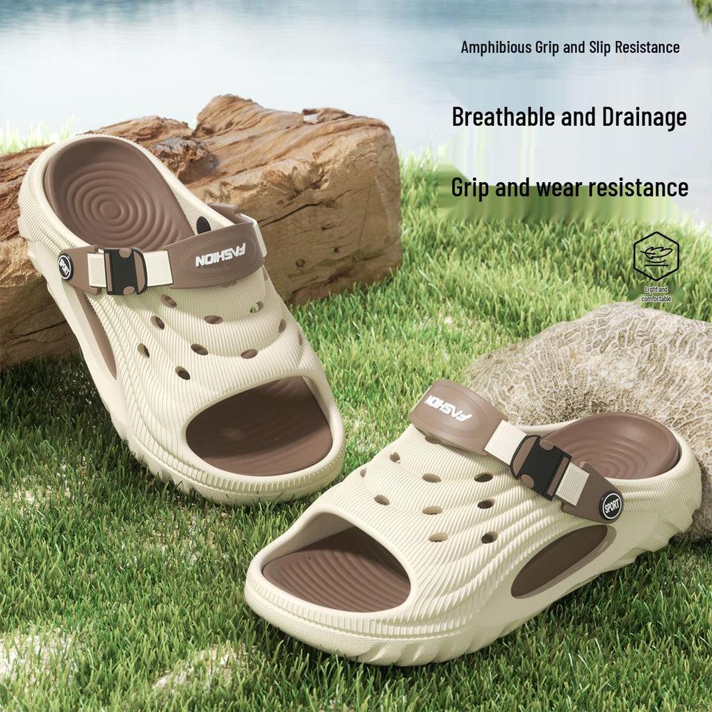 Men's 2026 Summer EVA Anti-slip Sandals - Odorless & Fashionable for Sports