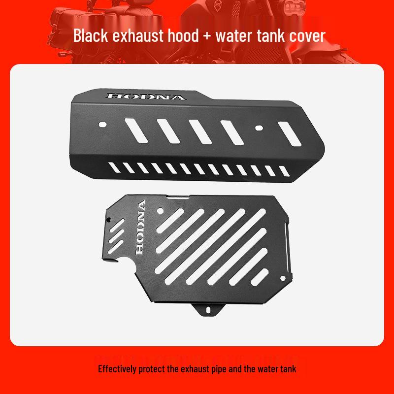 Compatible Wuyang Honda NWG150 Exhaust Guard & PCX160 Radiator Cover - Aluminum Alloy Parts
