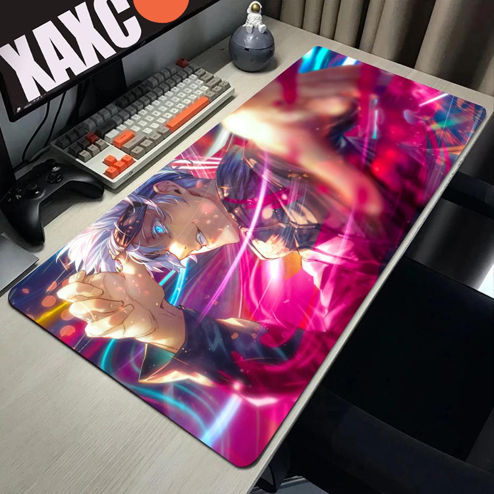 Jujutsu Kaisen XXL Muismat Anime Gojo Satoru Grote Gaming Muismat Gamer Bedrijf Toetsenbord Muismatten Tapijt Computer Bureau Mat
