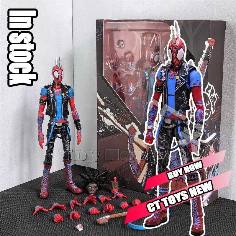 In Stock Full Range Ct Toys Spiderman Mafex 143 Ben Reilly Comic Ver The Amazing Spider-Man 001 Anime Action Figure Toys Gift