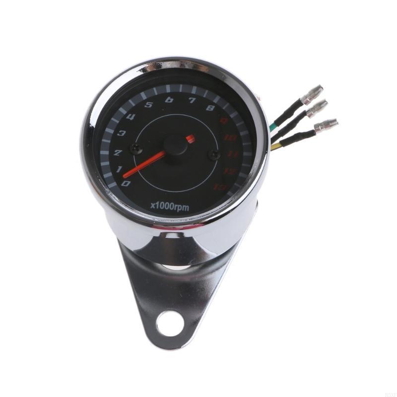 2025 New Motorcycle 13000 RPM Tachometer LED Car Auto Tachometer Gauge Gauge Vacuum Car Meter Pointer Universal