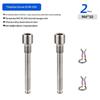 Bicycle Hydraulic Disc Brake Pad Fixing Bolts M4 Titanium Alloy Corrosion Resistant Inserts for Cycling Upgrade Accessories