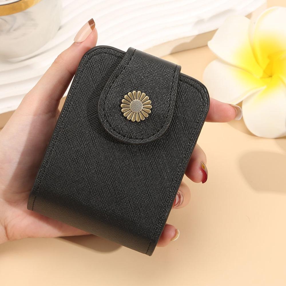 

З Дзеркалом Сумочка-Косметичка для Зберігання Макіяжу Нова Косметичка для Подорожей чорний