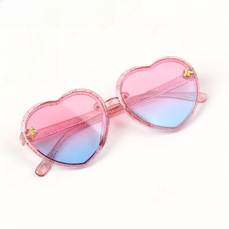 New Retro Love Frame Little Bee Youngsters's Decorative Glasses Fashion Youngsters's Glasses