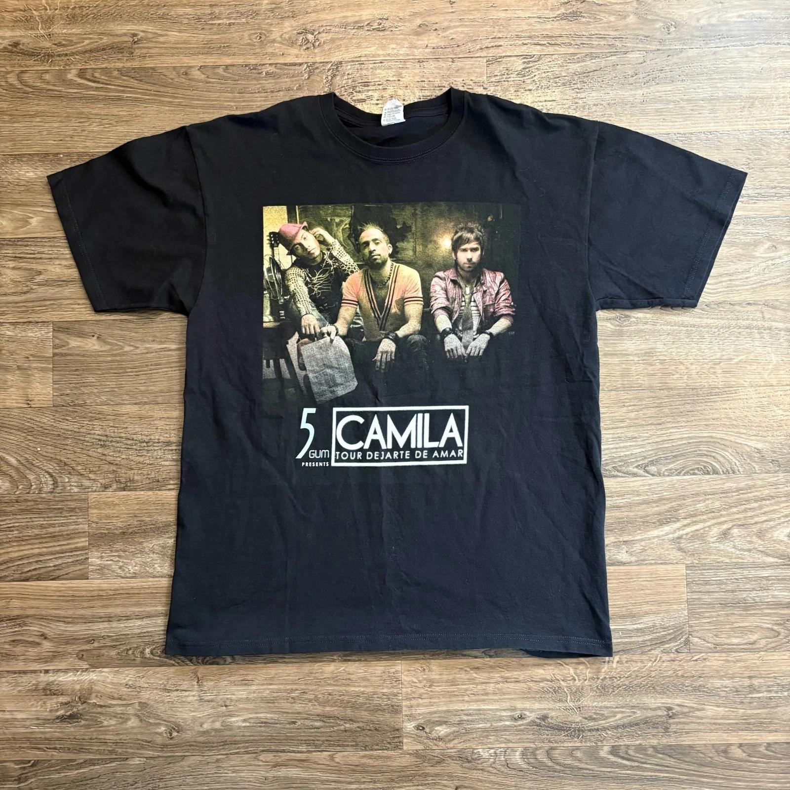 

Y2K / Vintage Camila Mexican Pop Band Promo Tour Concert 2011 T Shirt Size XL XL