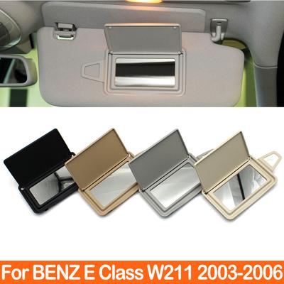 Auto Zonneklep Zonneklep Glasafdekking Make-upspiegelhouder Paneelafdekking Voor Mercedes Benz E-Klasse W211 2003-2006 E230 E280 E300 E320