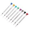 8pcs Alloy Steel Watch Screwdrivers Kit Slot Type Watch Repairing Screwdrivers  Watch Repair