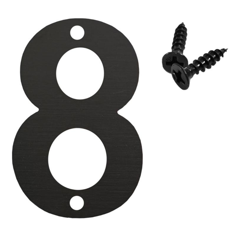 Stainless Steel Numerals for Houses Resistant to Corrosion Numbers Plate Weatherproof House Number Plate Upgrades Number