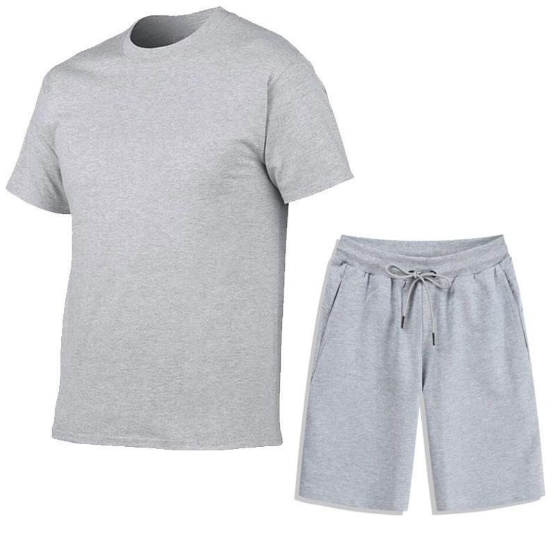 Herren Sommer Sport Freizeit Set: T-Shirt & Shorts für Fitness & Laufen