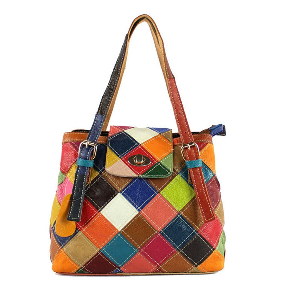 

Женская сумка из коровьей кожи, переносная сумка-мессенджер, стильная женская сумка из натуральной кожи разноцветный