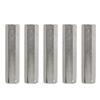 5Pcs Silver M8 Hex Coupling Nut Safe Practical Stainless Steel Coupling Nut Kit for Industrial