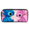Anime Peripheral Stitch Stitch Pencil Bag Single Layer Pencil Bag Student Children'S Stationery Bag Cartoon Printing Pencil Bag