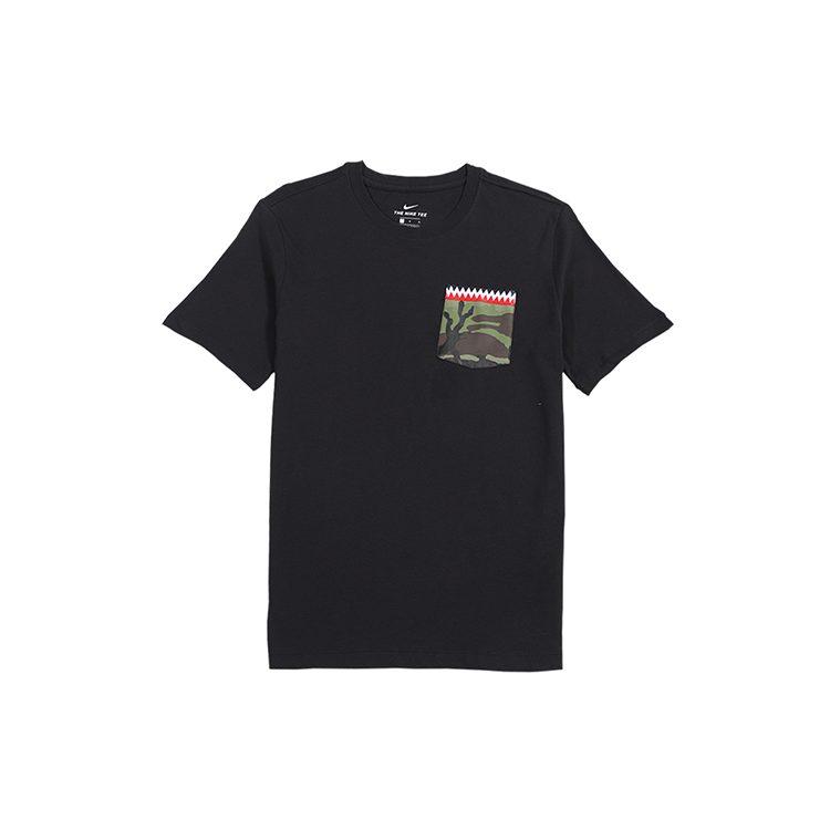 Nike T Shirts Men's Crew Neck Moderate Straight Fit CJ6197-010
