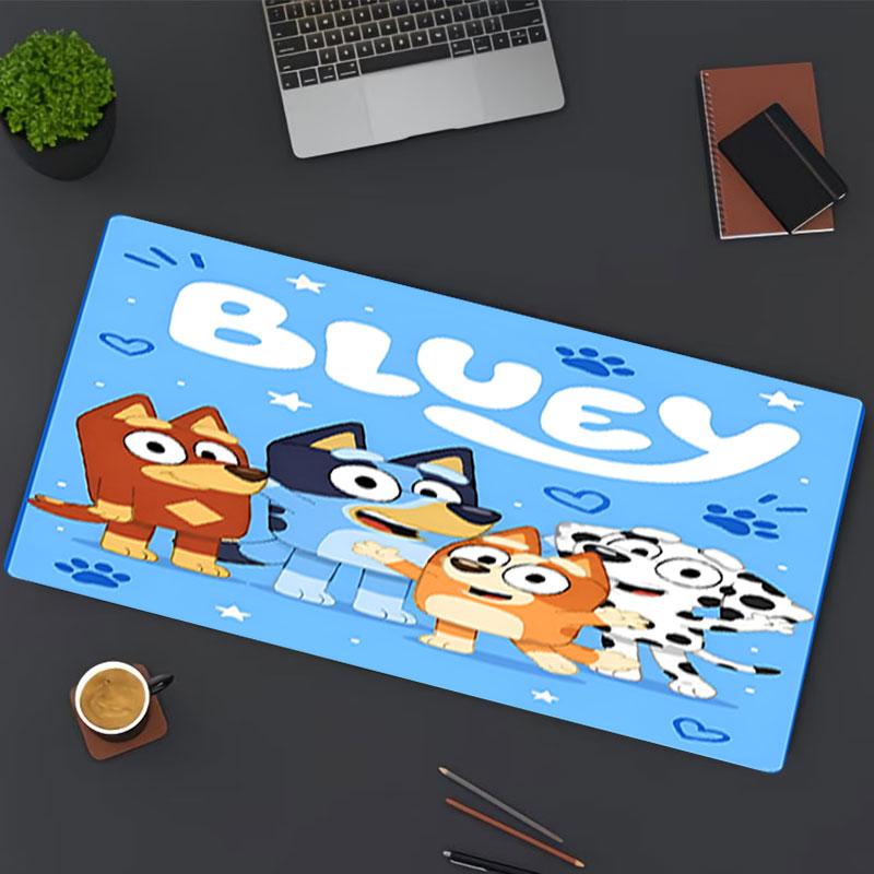Bluey Print Mouse Pad, for Keyboard Pad Laptop PC Mat for Office Home Use, Desk Decor, Perfect Birthday Gift for Gamers