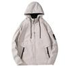 European Men's Windproof Hooded Jacket - Trendy, Simple Workwear for Outdoor Sports & Casual Wear