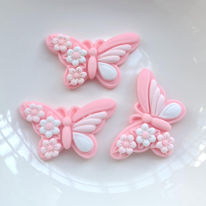 

10PCS Великий метелик у формі смоли плоска спинка kabochin альбом Kawai DIY декоративні аксесуари шпилька прикраса