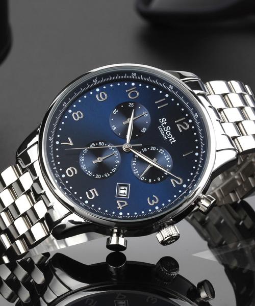 Seinteuseukoteuleondeon 4 Types Of Metal Chronograph Watches / St5109M