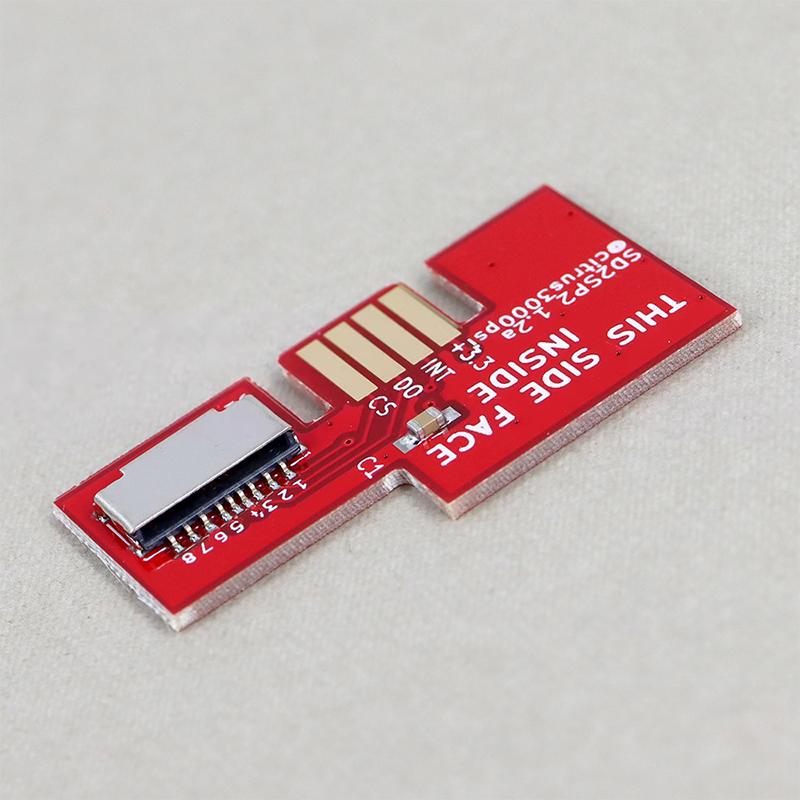 1 Stück für NGC SD2SP2 SDLOAD Gamecube serielle Schnittstelle 2 flüssige FMV geringe CPU-Auslastung für SD2SP2 Ersatzkarten-Adapter-Kartenleser
