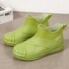 Shell Head Rain Boots Women's Fashion Outer Wear Short Rain Shoes Student Non-slip Waterproof Shoes Adult Versatile Rubber Shoes
