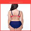 Bikini Sexy Moda Donna Colore Unico Due Pezzi Costume da Bagno Diviso di Qualità Premium per Divertimento in Spiaggia