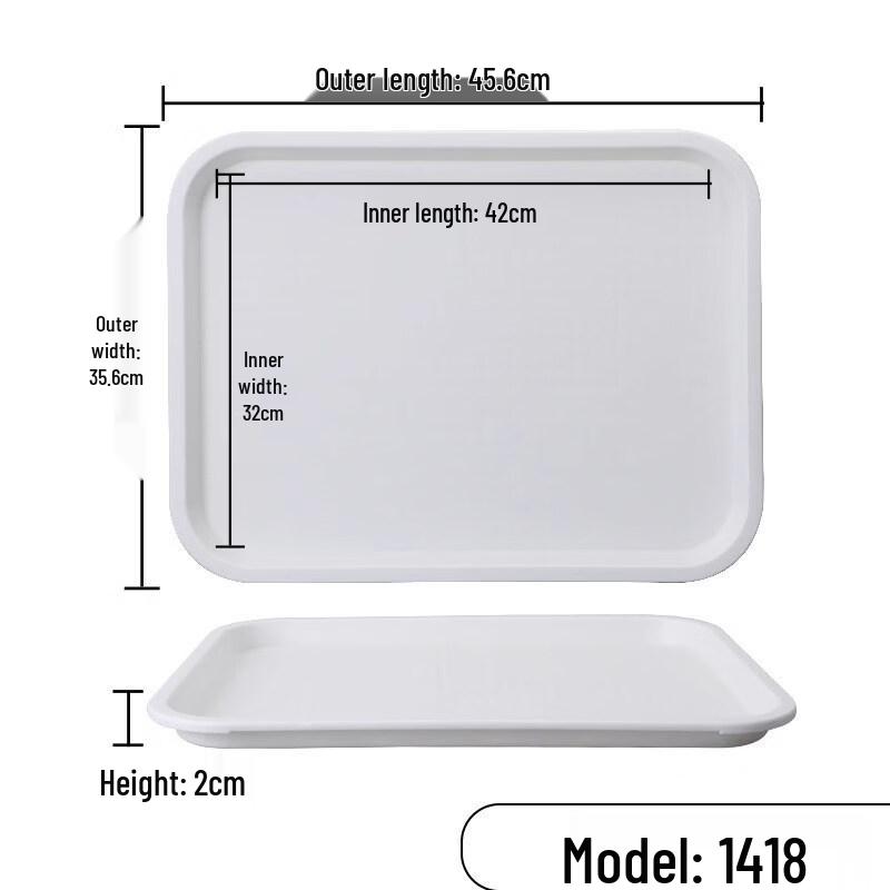 Jingbaodi Commercial Rectangular Serving Tray