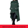 European and American Solid Color Long Hooded Sweatshirt for Autumn and Winter